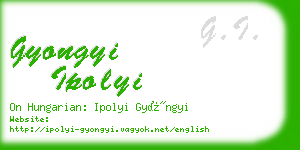 gyongyi ipolyi business card